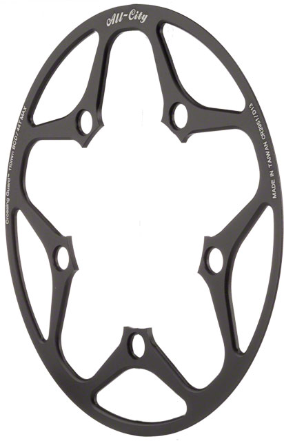 All-City Cross Wizard Chainring Guard 44t x 110mm Black