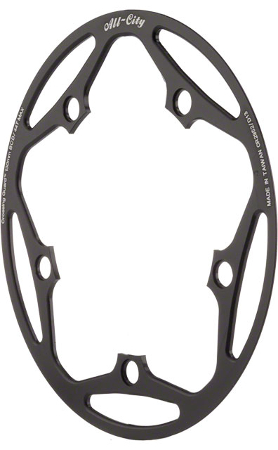 All-City Cross Wizard Chainring Guard 44t x 130mm Black