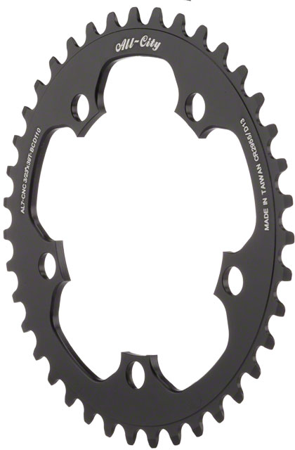 All-City Cross Ring 39t x 110mm Black