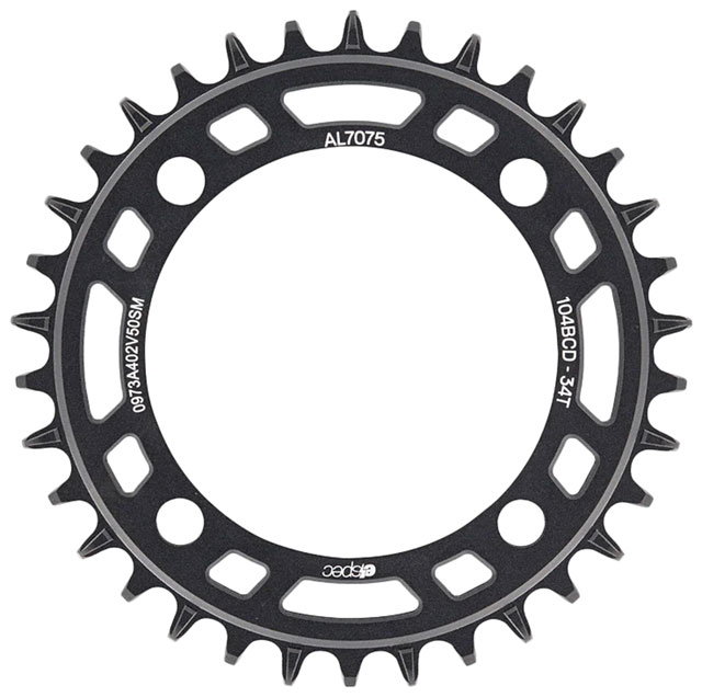 e*thirteen Helix e*spec  Chainring, 104BCD AL Direct Mount, 32T, Black