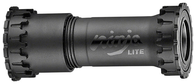 Token Ninja Lite BB4124PR Press Fit Thread Together Bottom Bracket - BB86/BB89.5/BB92, SRAM GXP, Black
