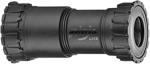 Token Ninja Lite BB38624PR Press Fit Thread Together Bottom Bracket - BB386/BB392, SRAM GXP, Black