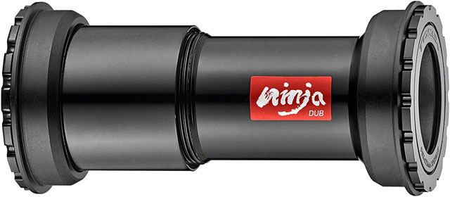 Token Ninja BB38629 Press Fit Double-Thread Bottom Bracket - BB386/BB392, SRAM DUB, Black