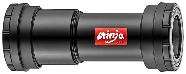 Token Ninja BB4229 Press Fit Double-Thread Bottom Bracket - BB30, SRAM DUB, Black