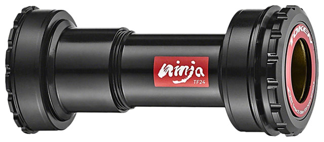 Token Ninja BB46BRGXP Press Fit Double-Thread Bottom Bracket - BBRight (Cervelo), SRAM GXP, Black