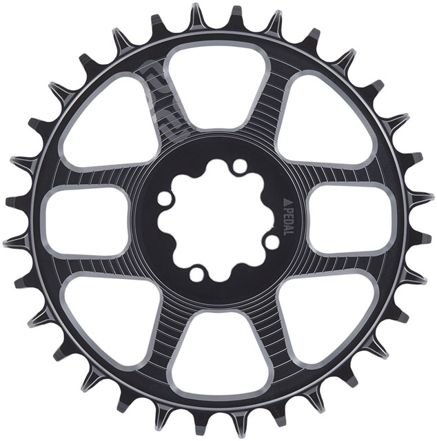 e*thirteen Helix Race 8-Bolt Chainring - 30t, 11/12-Speed, 3mm Offset, 8-Bolt Direct Mount, Black