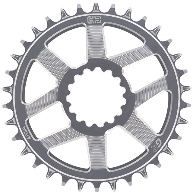 e*thirteen Helix Race GR Direct Mount Chainring - 34t, For use with Helix Race GR Crank, Black