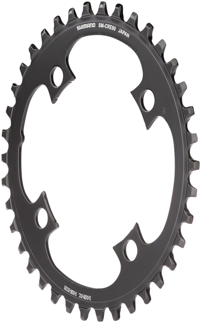 Shimano STEPS SM-CRE80 eBike Chainring - 38t, 10/11-Speed, For FC-E8000 Crank