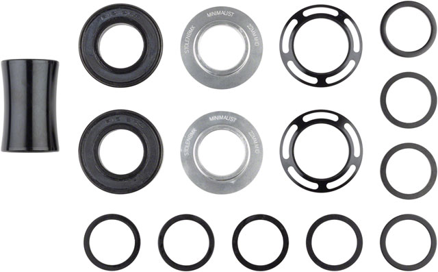 Stolen Minimalist Bottom Bracket - Mid, 22mm, Polished