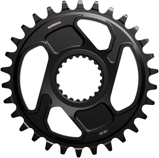 Shimano Deore XT SM-CRM86 1x Direct Mount Chainring - 30t, Shimano Direct Mount, For 12-Speed HG+ Chain, Fits FC-M8200 Crank, Black