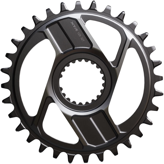 Shimano XTR SM-CRM96 1x Direct Mount Chainring - 32t, Shimano Direct Mount, For 12-Speed HG+ Chain, Fits M9200 and M9220 Crank, Dark Gray