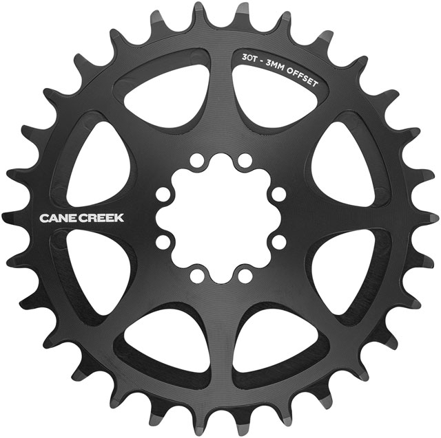 Cane Creek Direct Mount Chainring - 30t, 8-Bolt Direct Mount, 3mm Offset, Black
