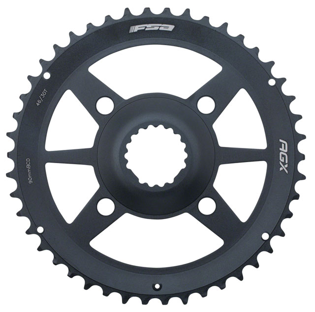 Full Speed Ahead Gossamer AGX Direct Mount Chainring - 46t, Black