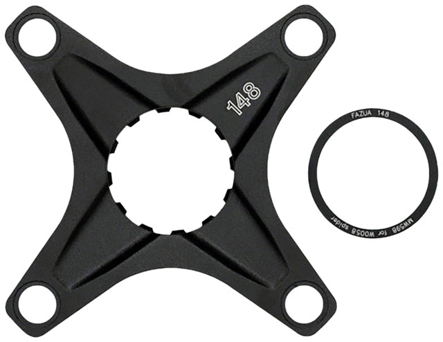 Full Speed Ahead Ebike Crank Spider - FAZUA RIDE 50, 104mm BCD, Boost 52mm Chainline, Black