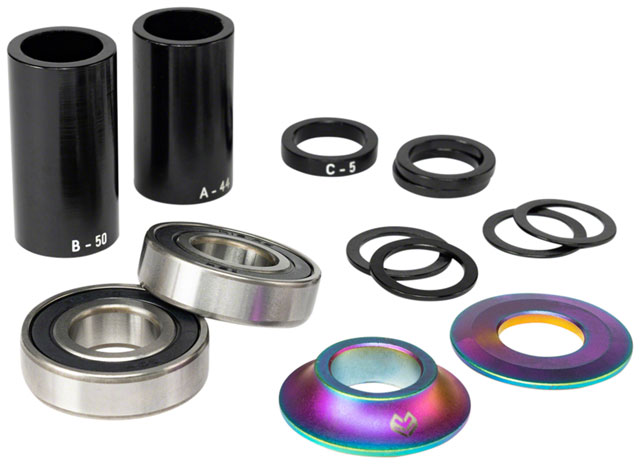 Eclat Mid BMX Bottom Bracket - Oilslick, 19mm