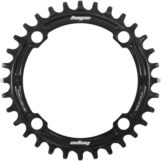 Hope Retainer Chainring - 32t, 104 BCD, R22, Black