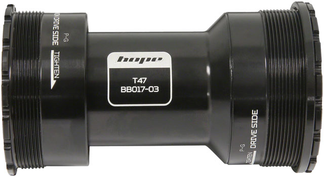 Hope T47 Bottom Bracket Bottom Bracket - 86/92mm, For 30mm Spindle, Stainless, Black