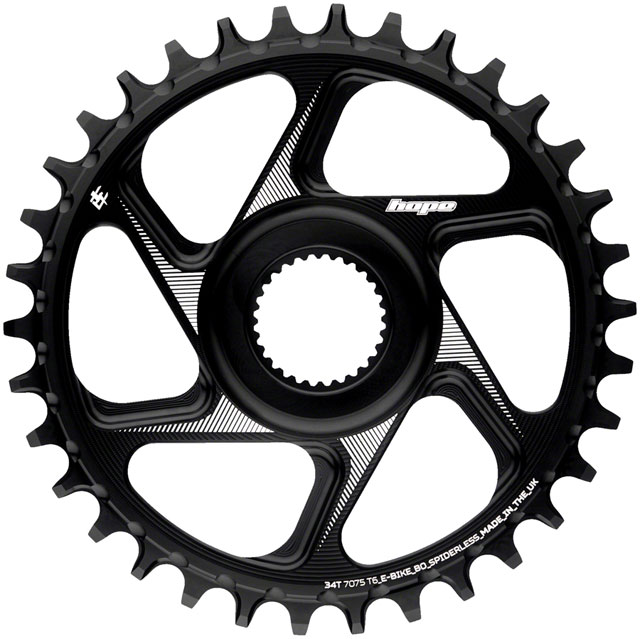 Hope Bosch Gen 4 eBike Chainring - 34t, Black