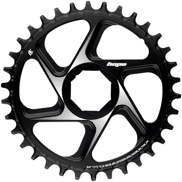 Hope Brose eBike Chainring - 34t, Black