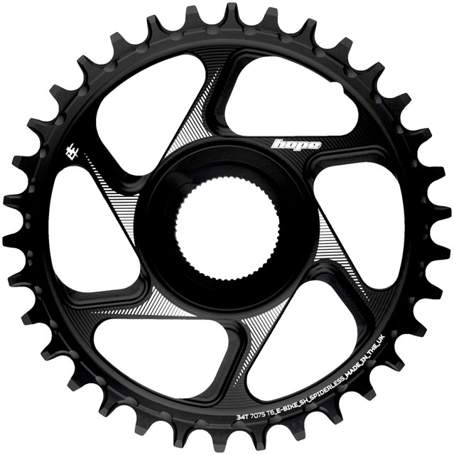Hope Shimano eBike Chainring - 34t, Black