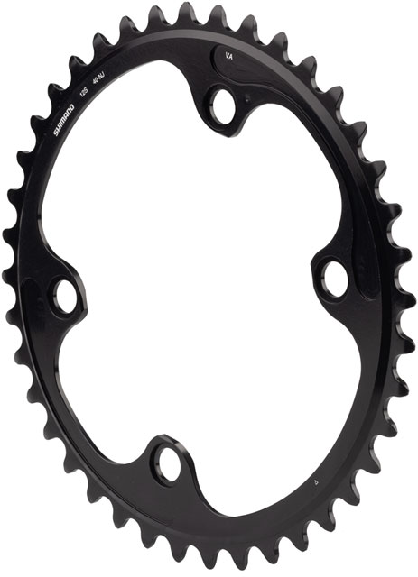 Shimano Dura-Ace FC-R9200 12-Speed Chainring - 40t, Asymmetric 110 BCD, Black, NJ