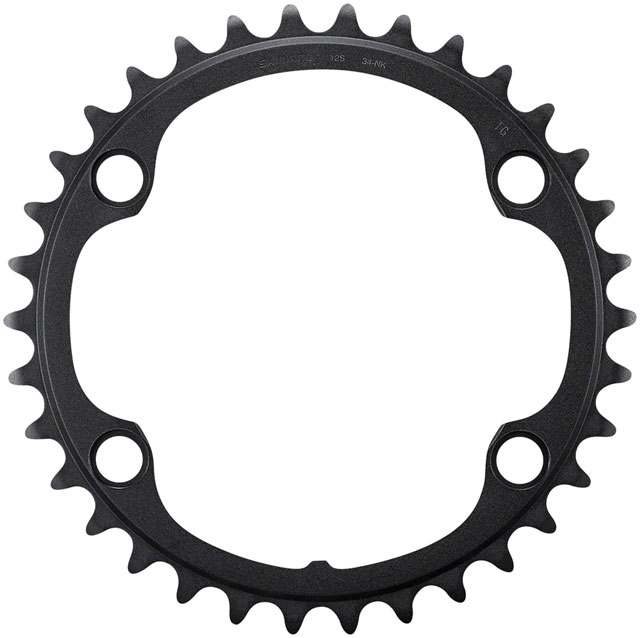 Shimano Ultegra FC-R8100 12-Speed Chainring - 34t, Asymmetric 110 BCD, Black, NK