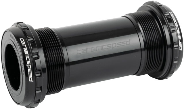CeramicSpeed BB ALPHA Bottom Bracket - English/BSA, 68mm, For 24mm/Shimano Spindle, Road, Black
