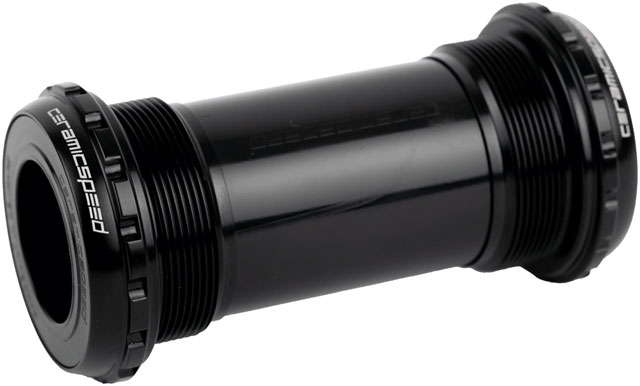 CeramicSpeed BB ALPHA Bottom Bracket - Italian, 70mm, For 24mm/Shimano Spindle, Road, Black