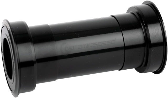 CeramicSpeed BB ALPHA Bottom Bracket - BB86, 86.5mm, For 24mm/Shimano Spindle, Road, Black