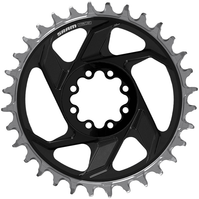 SRAM XX Downhill T-Type Direct Mount Chainring - 32t, 7-Speed, 8-Bolt Direct Mount, 6mm Offset, Aluminum, D1