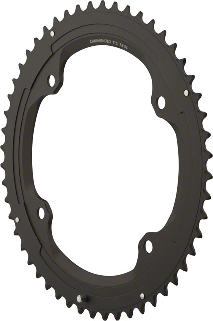 Campagnolo 11 Speed 52 Tooth Chainring and Bolt Set for 2015 and later Super Record, Record and Chorus