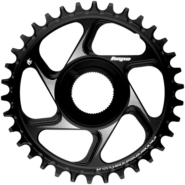 Hope Shimano eBike Chainring - 36t, Black