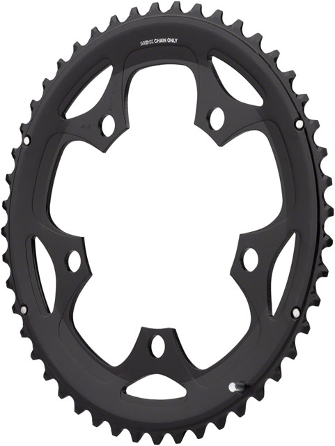 Shimano FC-R460 Chainring - 48t, 5-Bolt, 110 BCD, Black