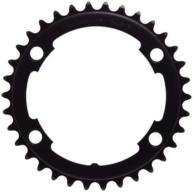 Shimano FC-RS510 Chainring - 34t, Asymmetric 110mm BCD, Black, MS