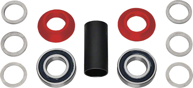 Profile Racing Spanish Bottom Bracket - 19mm, Red, (No Spindle)