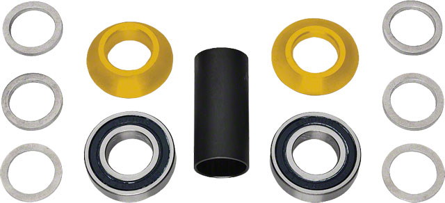 Profile Racing Spanish Bottom Bracket - 19mm, Gold, (No Spindle)