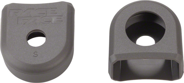RaceFace Crank Boots: For Alloy Cranks, 2-Pack Gray