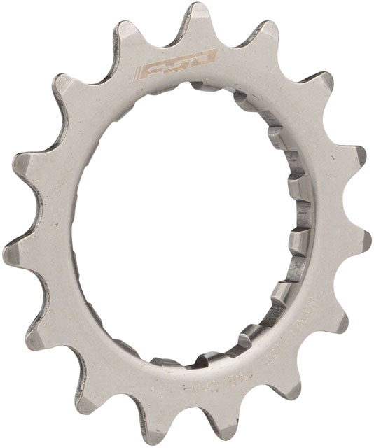 Full Speed Ahead WA321 eBike Sprocket for GEN 2 Bosch - 15t, 2.5mm Offset, Stainless Steel, Polished Silver