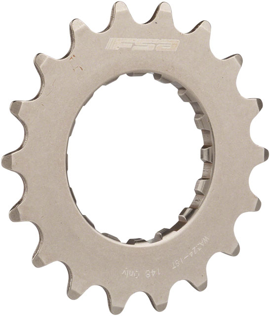 Full Speed Ahead WA324 eBike Sprocket for GEN 2 Bosch - 18t, 2.5mm Offset, Stainless Steel, Polished Silver