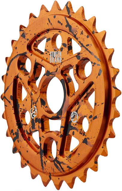 Stolen Sumo III Sprocket - 28t, 6.0mm Thickness, Aluminum, Orange