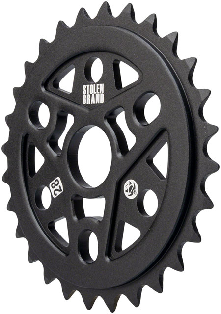 Stolen Sumo III Sprocket - 28t,  6.0mm Thickness, Aluminum, Black