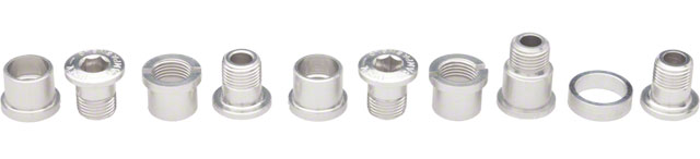 Campagnolo Chainring Bolt Kit for Athena Aluminum, Silver