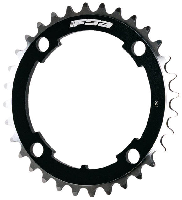 FSA DH/SS MTB Chainring, 32T, 104BCD, 4-bolt, 3mm offset