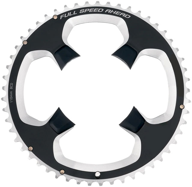 FSA PowerBox Carbon Road Chainring ABS, 52T, 4-bolt
