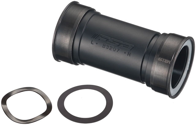 FSA Premium Bottom Bracket, BB86/386EVO Shell Compatibility, Ceramic Bearings, Includes MW083 and MS188 – Black
