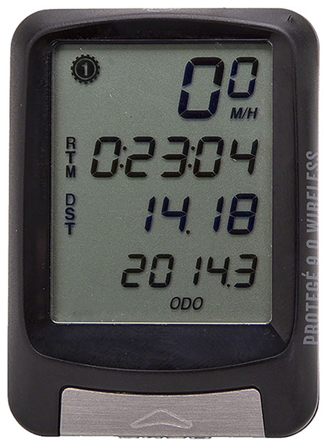 Planet Bike Protege 9.0 Bike Computer - Wireless, Black