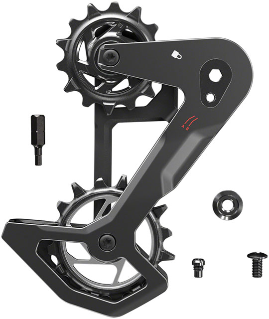 SRAM Eagle T-Type AXS Rear Derailleur Cage Kit - Compatible with all Eagle T-Type Rear Derailleurs, Carbon Cage