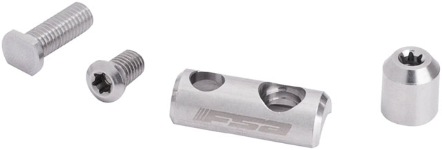 FSA Front Derailleur Adapter, For Super Compact Cranks, Compatible with 48/32 and 46/30 Chainrings – Black