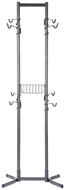 Delta 4-Bike Free Standing Rack With Basket