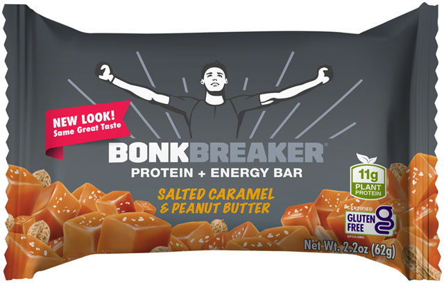 Bonk Breaker Bars - Salted Carmel Peanut, Box of 12